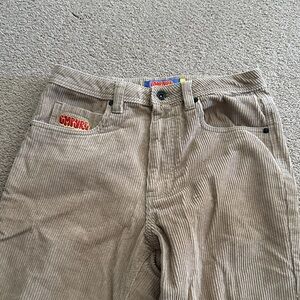 Empyre Beige Corduroy Pants for Men